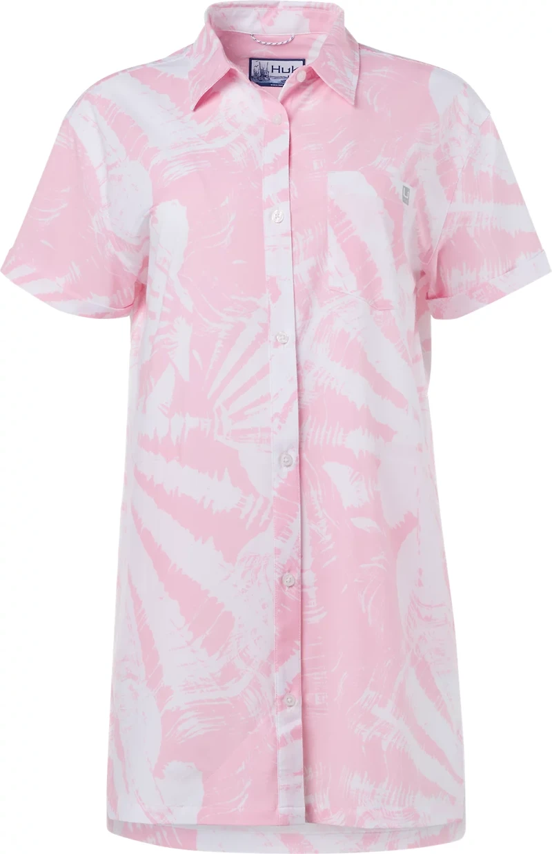 Huk Women's Kona Printed Cover-Up Dress