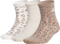 adidas Women's Luxe High Quarter Socks 3-Pack