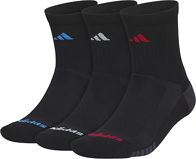 adidas Men's Tech High Quarter Socks 3-Pack