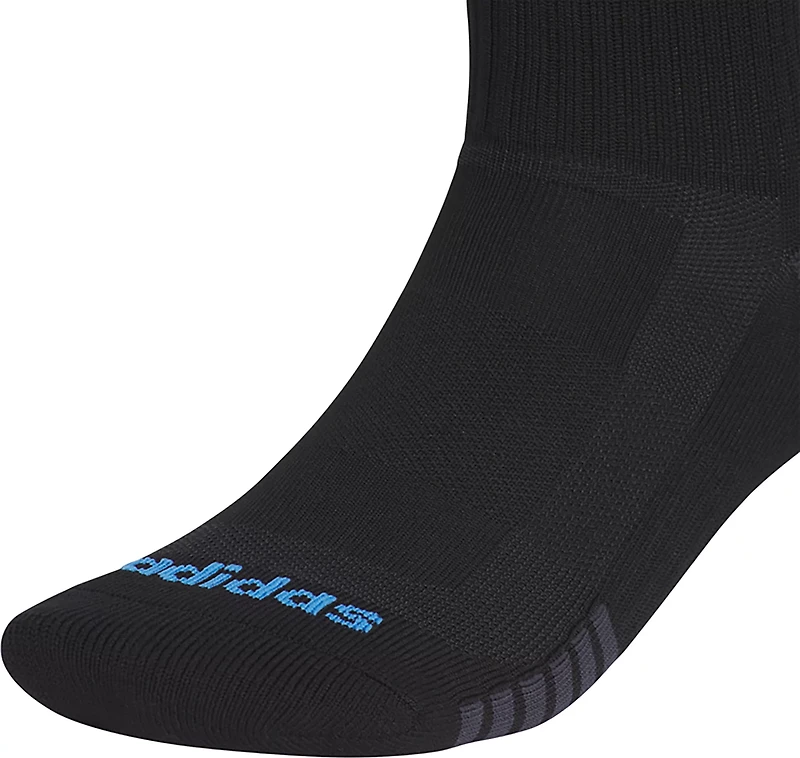 adidas Men's Tech High Quarter Socks 3-Pack