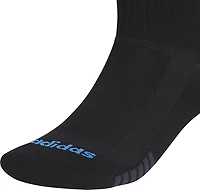 adidas Men's Tech High Quarter Socks 3-Pack