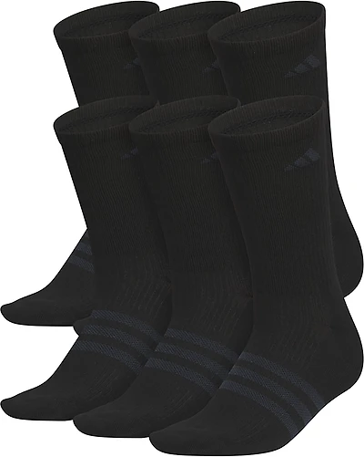 adidas Men's Superlite 3.0 Crew Socks 6-Pack