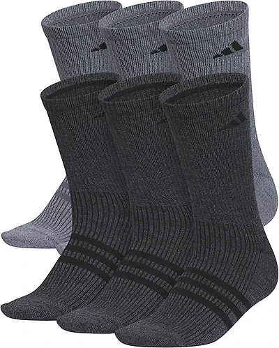 adidas Men's Superlite 3.0 Crew Socks 6-Pack