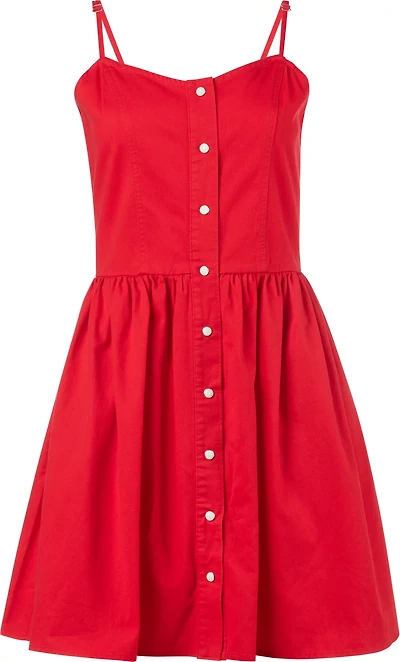 Wrangler Women's Sleeveless Snap Dress