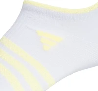adidas Girls' Superlite 3.0 No Show Socks 6-Pack