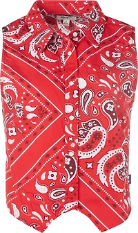 Wrangler Women's Sleeveless Snap Vest Top