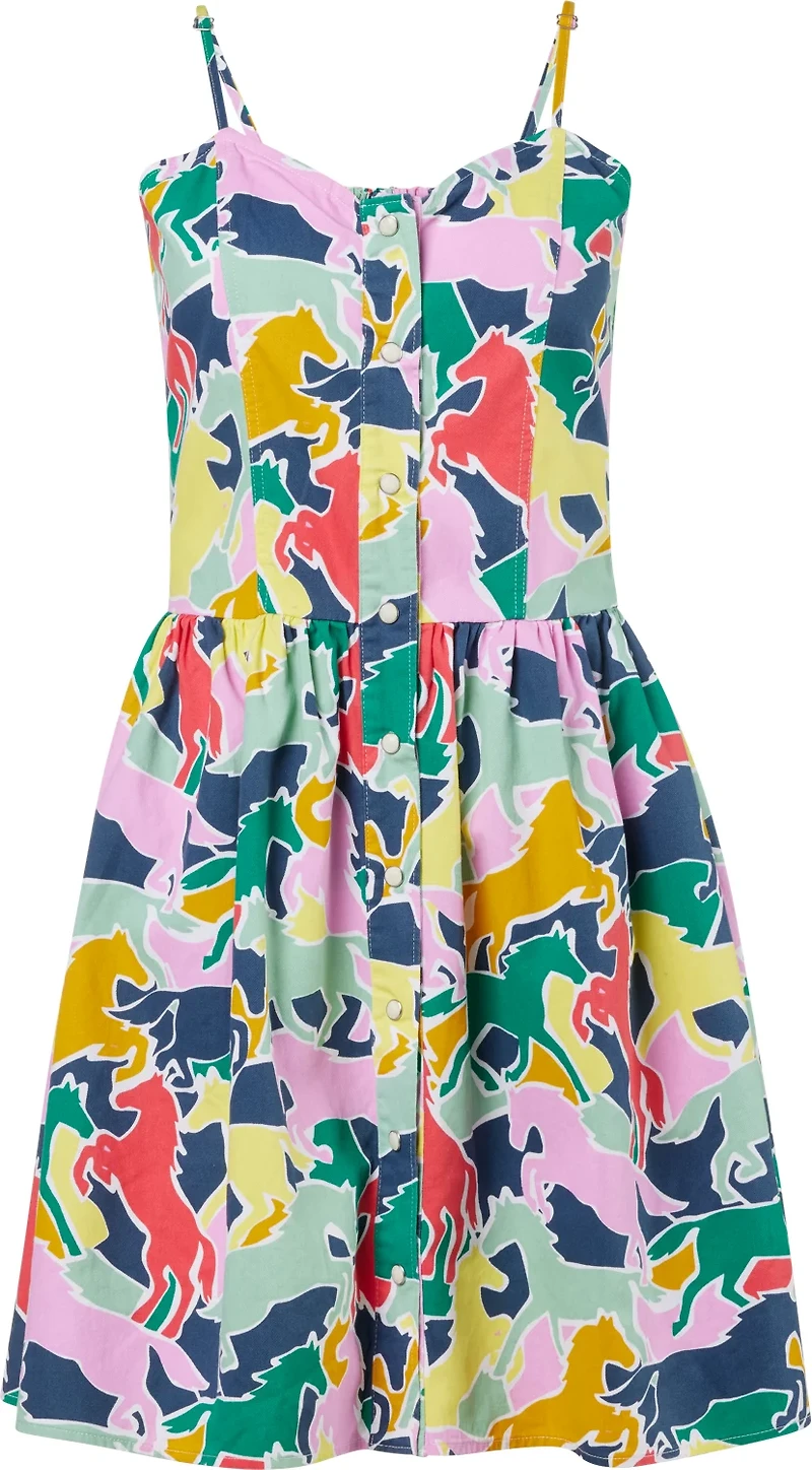 Wrangler Women's Horse Print Strap Dress