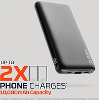 NEBO 10,000mAh Rechargeable Power Bank