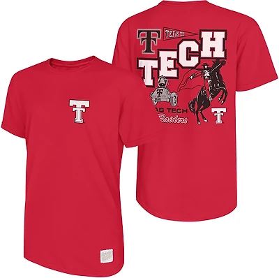 Retro Brand Men's Texas Tech University School Mascot DS Graphic T-shirt