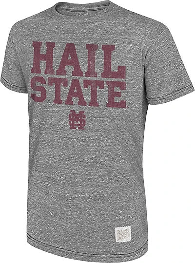 Retro Brand Men's Mississippi State University School Slogan Graphic T-shirt