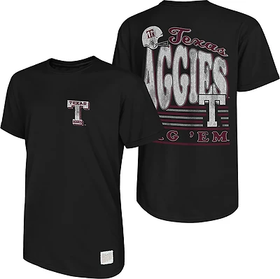 Retro Brand Men's Texas A&M University School Slogan DS Graphic T-shirt