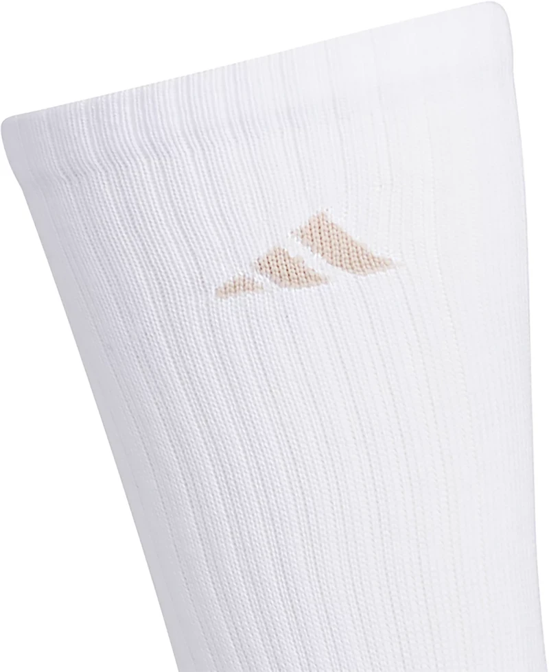 adidas Men's Large Athletic Crew Socks 6 Pack