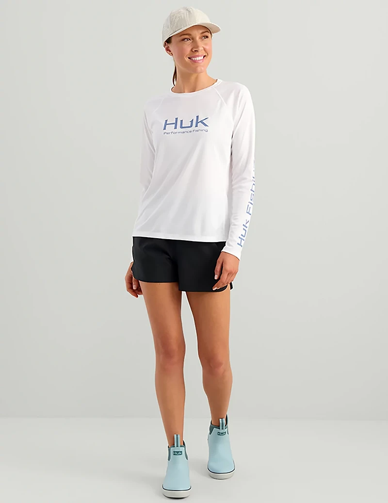 HUK Women's PURSUIT LS CREW