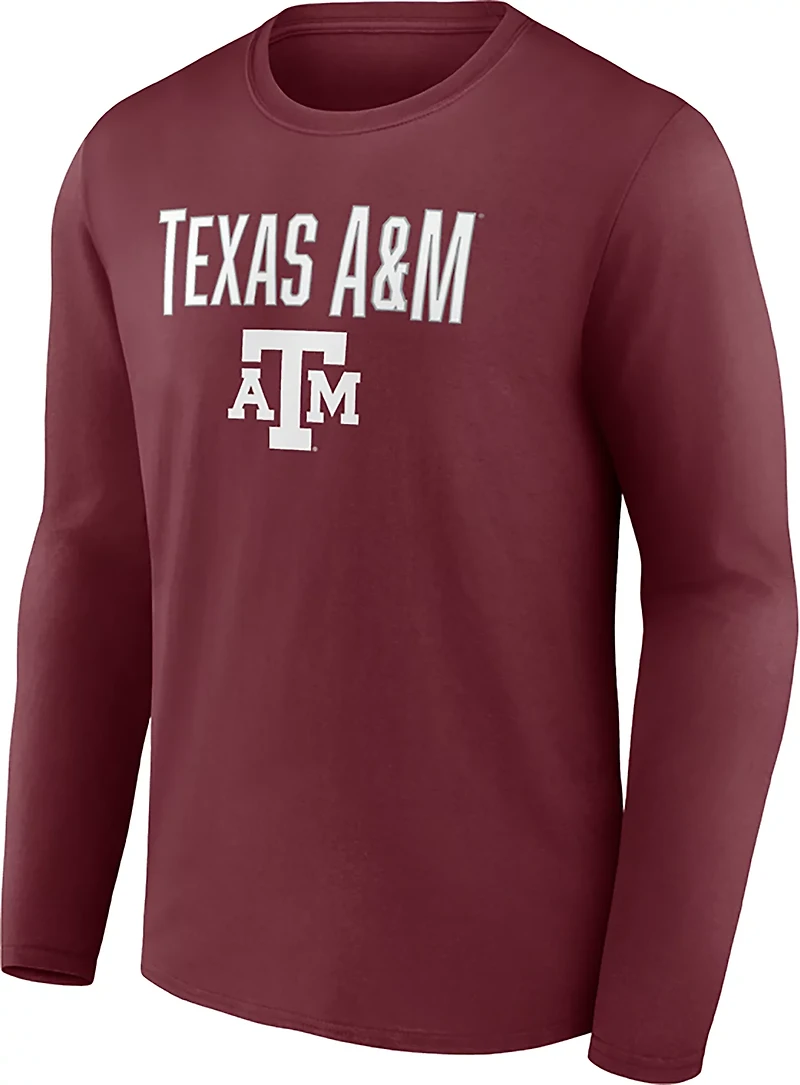 Fanatics Texas AM Aggies Team Lockup Long Sleeve T-Shirt