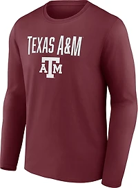 Fanatics Texas AM Aggies Team Lockup Long Sleeve T-Shirt