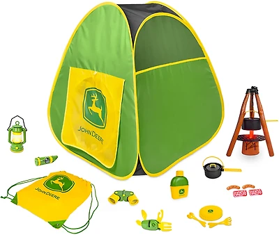John Deere Pop Up Tent Camping Set
