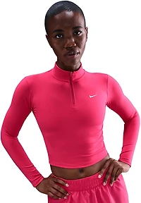 Nike Women's One Fitted Dri-FIT 1/4-Zip Midlayer Top
