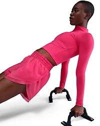 Nike Women's One Fitted Dri-FIT 1/4-Zip Midlayer Top