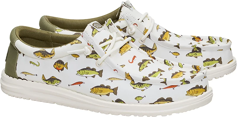 HEYDUDE Men's Wally Fish Lure Freshwater Slip-On Shoes