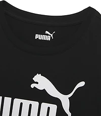 PUMA Girls’ Foundations No.1 Logo T-shirt