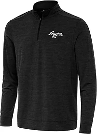 Antigua Men's Texas A&M University School Script 1/4-Zip Top