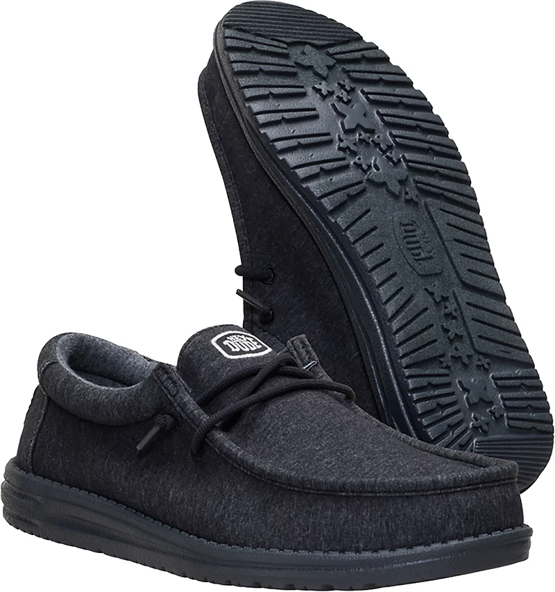 HEYDUDE Men's Wally Stretch Jersey Slip-Ons