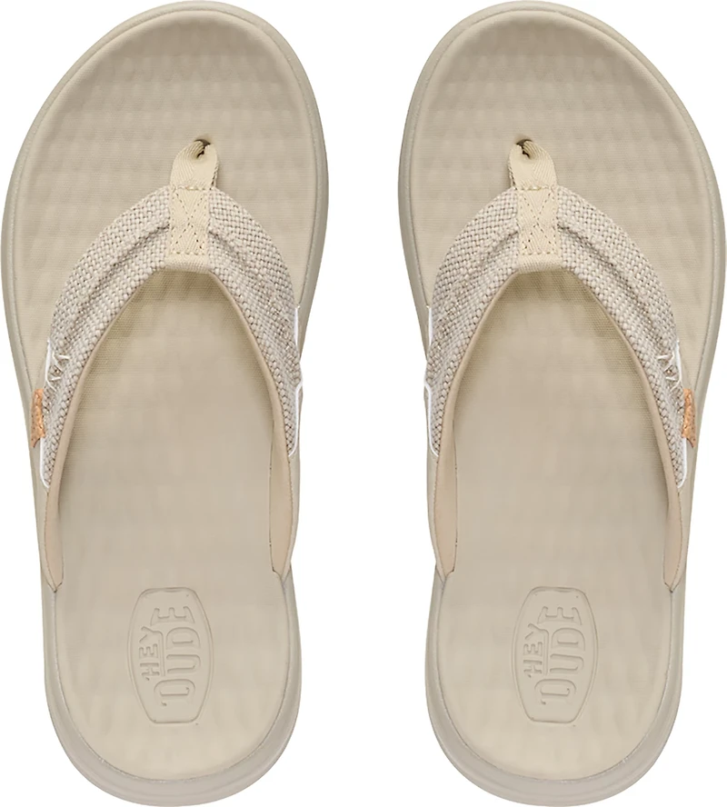HEYDUDE Men's Finn Flip Braided Flops