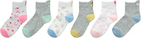 BCG Girls' Spring Icon Tab Quarter Socks 6-Pack