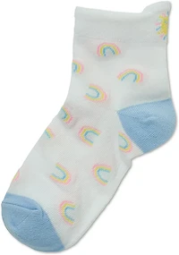 BCG Girls' Spring Icon Tab Quarter Socks 6-Pack
