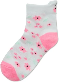 BCG Girls' Spring Icon Tab Quarter Socks 6-Pack