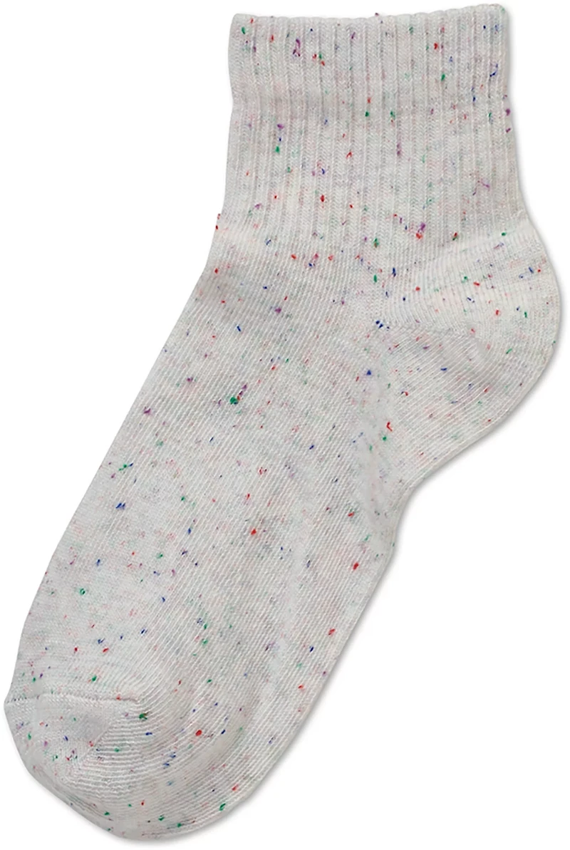 BCG Girls' Marls Quarter Socks 6-Pack