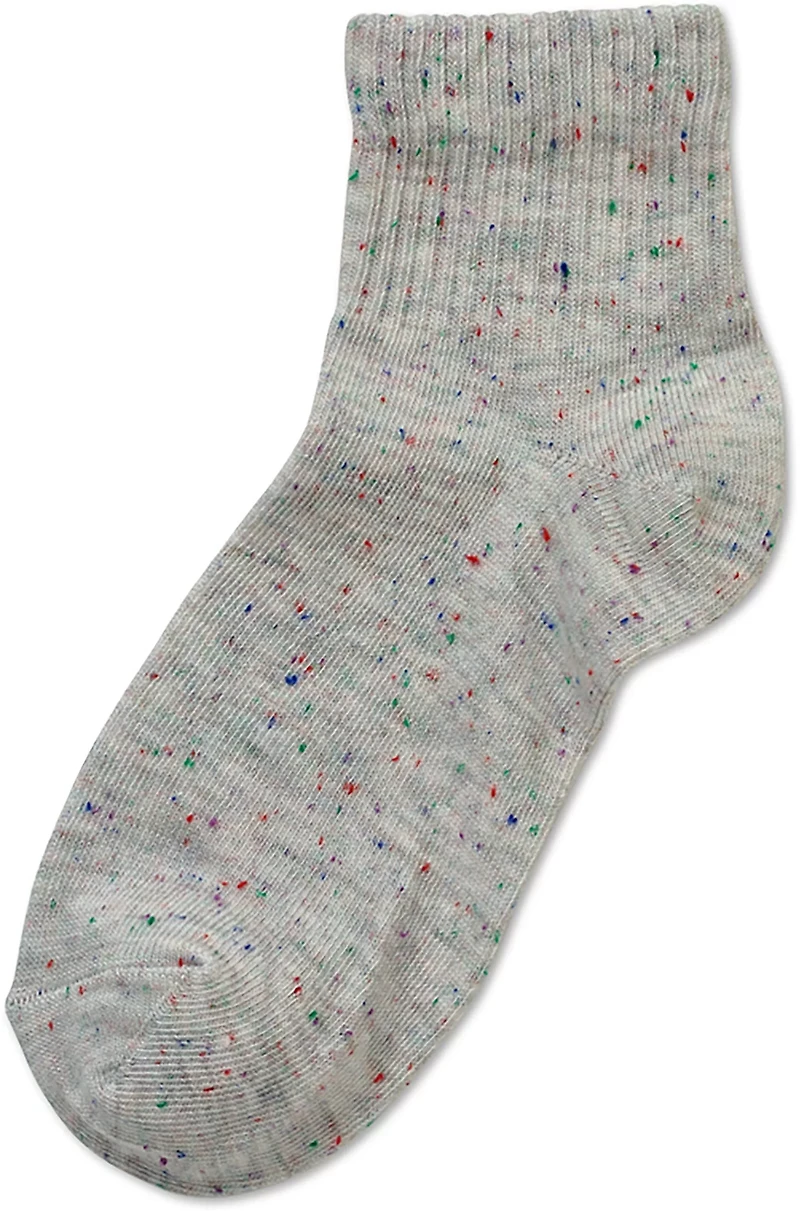 BCG Girls' Marls Quarter Socks 6-Pack