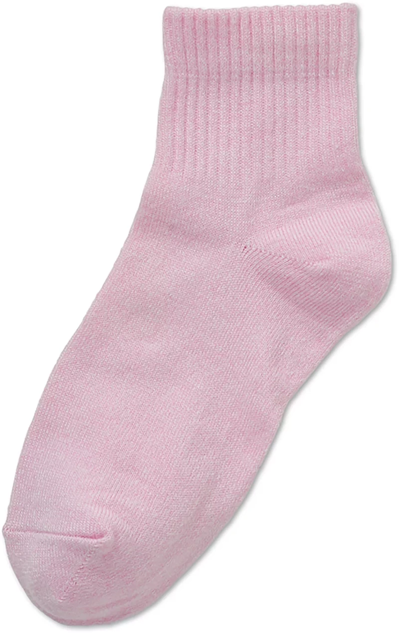 BCG Girls' Marls Quarter Socks 6-Pack