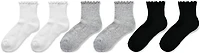 BCG Women's Sporty Ruffle Quarter Socks 6-Pack