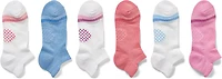 BCG Women's Accents Tab No Show Socks 6-Pack