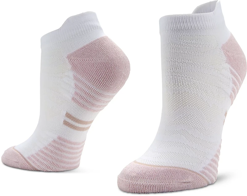 BCG Women's Anti-Friction Abstract Tab No Show Socks 6-Pack