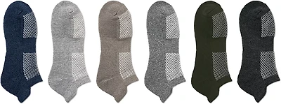 BCG Athleisure Marl Tab No Show Socks 6-Pack