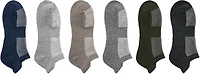 BCG Athleisure Marl Tab No Show Socks 6-Pack