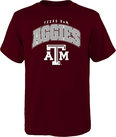 Outerstuff Boys' Texas A&M University Team Arch T-shirt