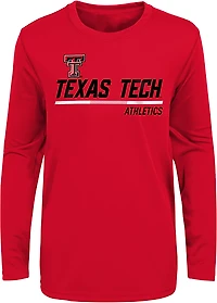 Outerstuff Boys' Texas Tech University Engaged Dri-FIT Long Sleeve Graphic T-shirt