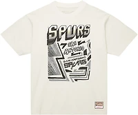 Mitchell & Ness Men's San Antonio Spurs Sidewalk Sketch Graphic T-shirt