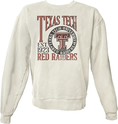 Blue 84 Men's Texas Tech University School Est First Dibs Long Sleeve Crew Sweatshirt