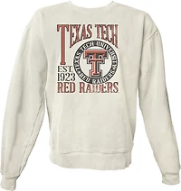Blue 84 Men's Texas Tech University School Est First Dibs Long Sleeve Crew Sweatshirt