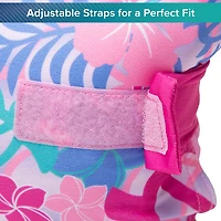Aqua Leisure Girls’ Floateeze Pink Turtles Arm Bands