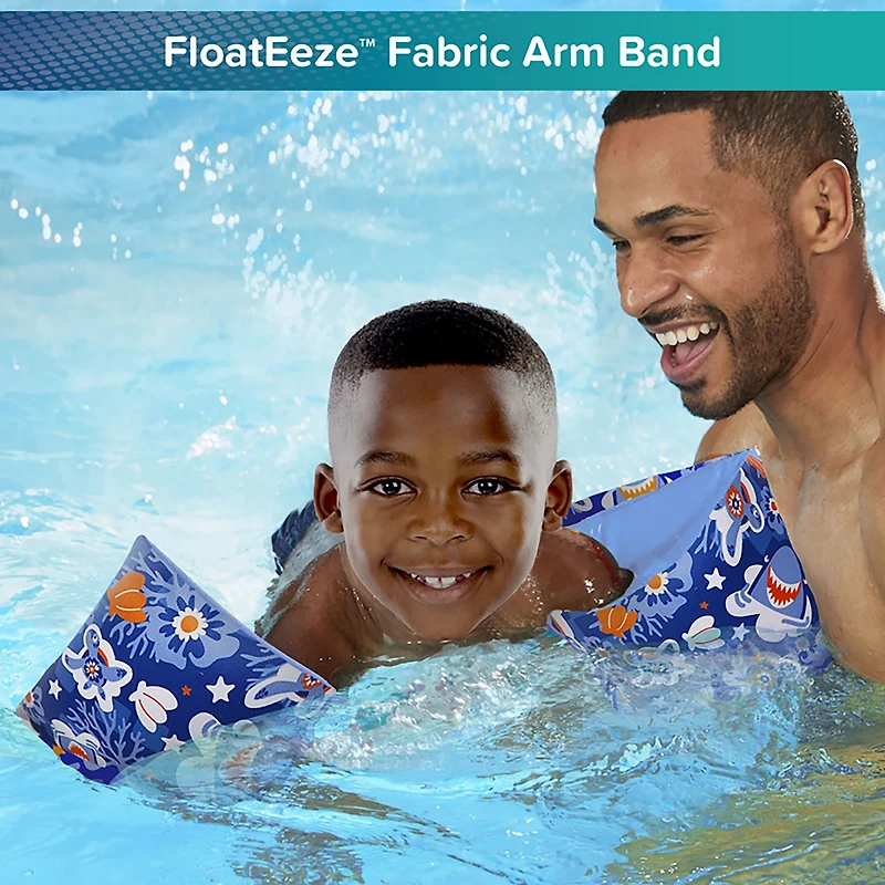 Aqua Leisure Boys’ Floateeze Blue Turtles Arm Bands