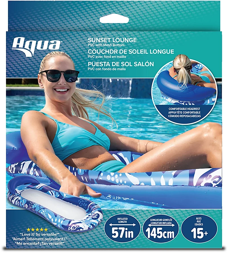 Aqua Leisure Tropidelic Navy Sunset Lounge