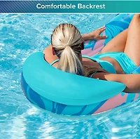 Aqua Leisure Floral Beach Sunset Lounge