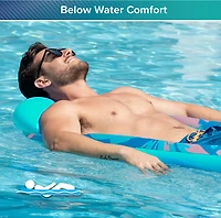 Aqua Leisure Floral Beach Sunset Lounge