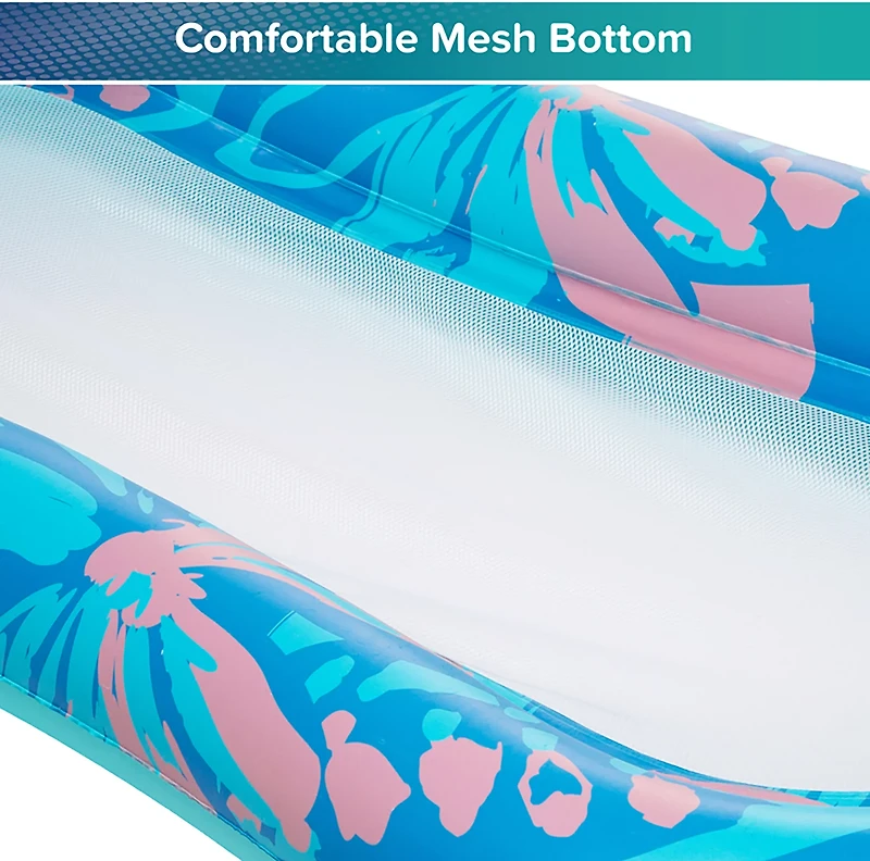 Aqua Leisure Floral Beach Sunset Lounge