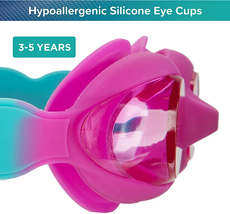 Aqua Leisure Girls’ LTS Pink Turtle Goggles